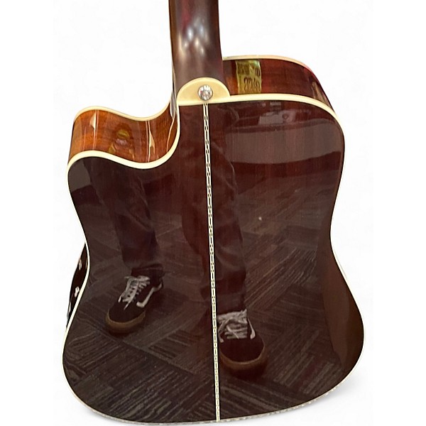 Used Epiphone Masterbuilt DR-500MCE  Vintage Sunburst Acoustic Electric Guitar