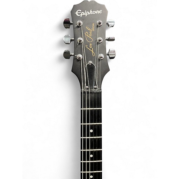 Used Epiphone Les Paul Special I Satin Black Solid Body Electric Guitar