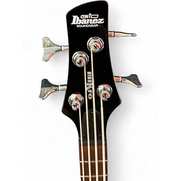 Used Ibanez GSRM20L Mikro Black Electric Bass Guitar