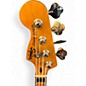Used Squier Classic Vibe 70s Jazz Bass Left Handed Black Electric Bass Guitar