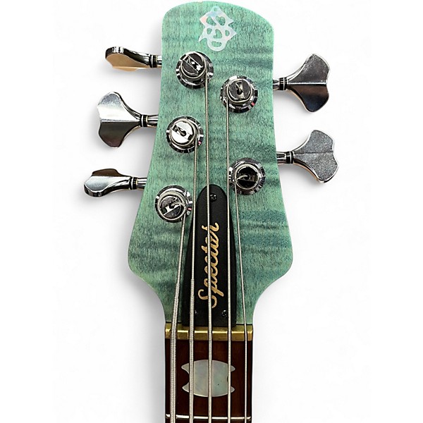 Used 2021 Spector Euro RST5 Turquoise Electric Bass Guitar