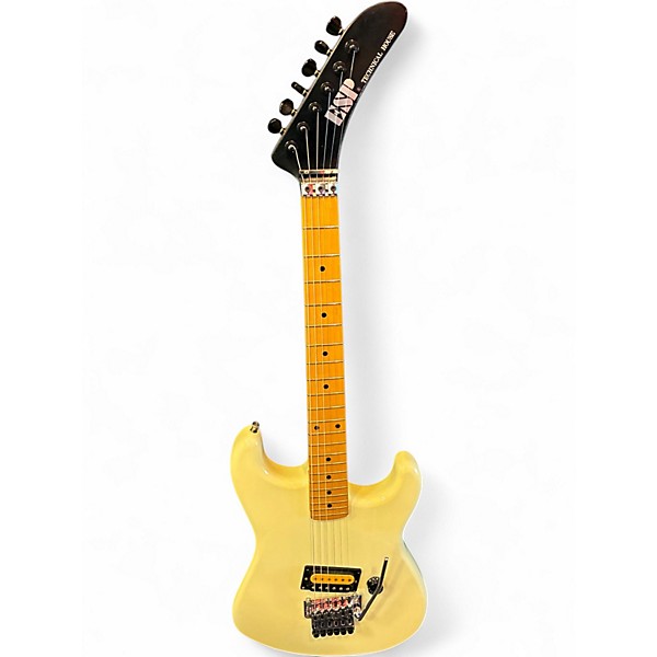 Used ESP Technical House Model GL-7 Vintage White Solid Body Electric Guitar