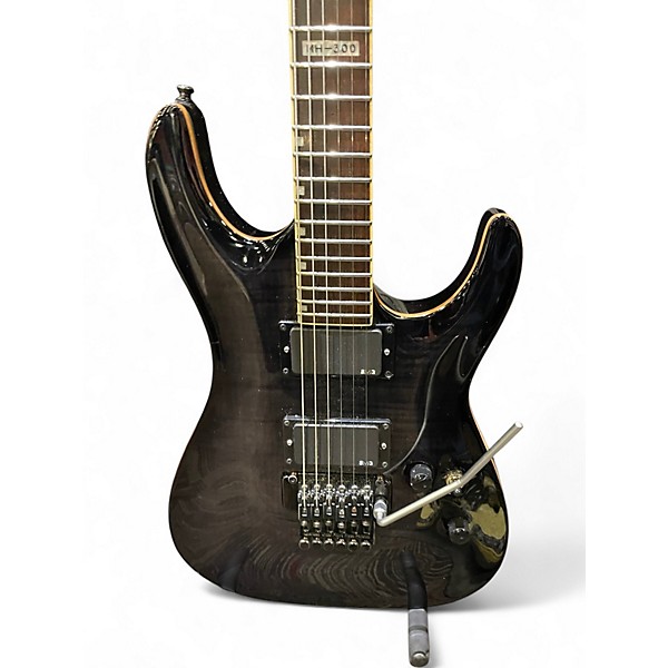 Used ESP LTD MH300 Black Solid Body Electric Guitar