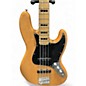 Used Squier Vintage Modified 70S Jazz Bass Natural Electric Bass Guitar