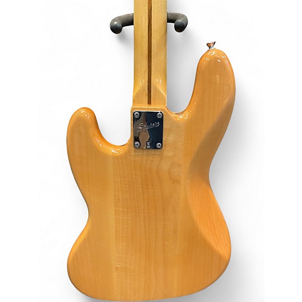 Used Squier Vintage Modified 70S Jazz Bass Natural Electric Bass Guitar