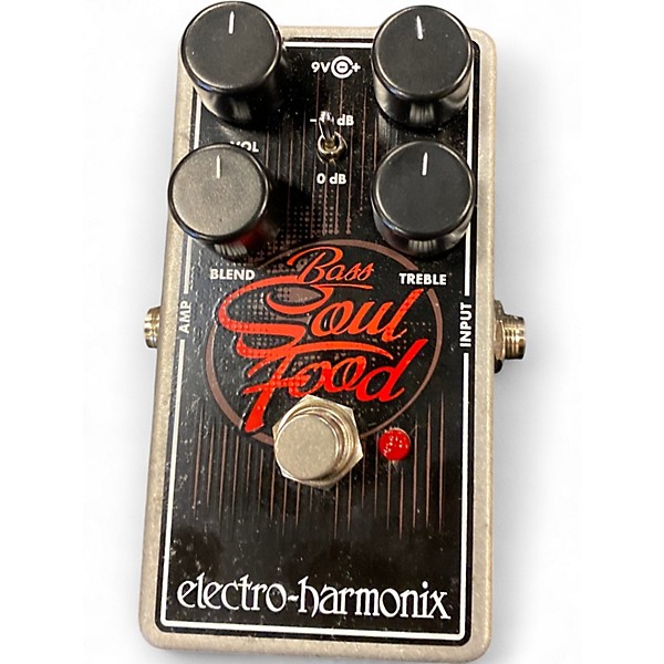 Used Electro-Harmonix Bass Soul Food Overdrive Bass Effect Pedal