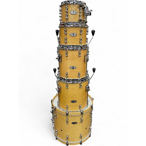 Used Pearl 5 Piece Reference Series Natural Maple Drum Kit