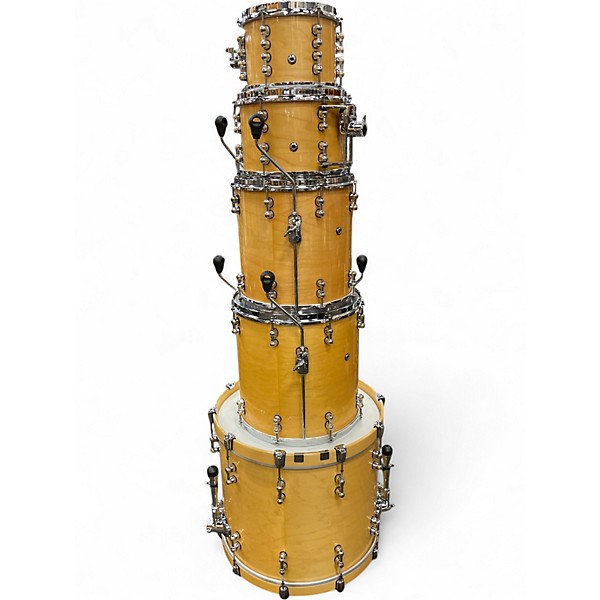 Used Pearl 5 Piece Reference Series Natural Maple Drum Kit