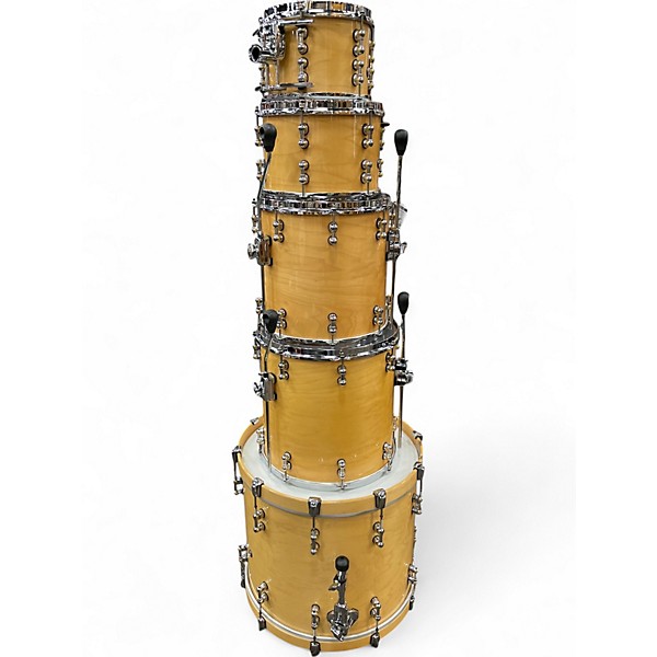 Used Pearl 5 Piece Reference Series Natural Maple Drum Kit
