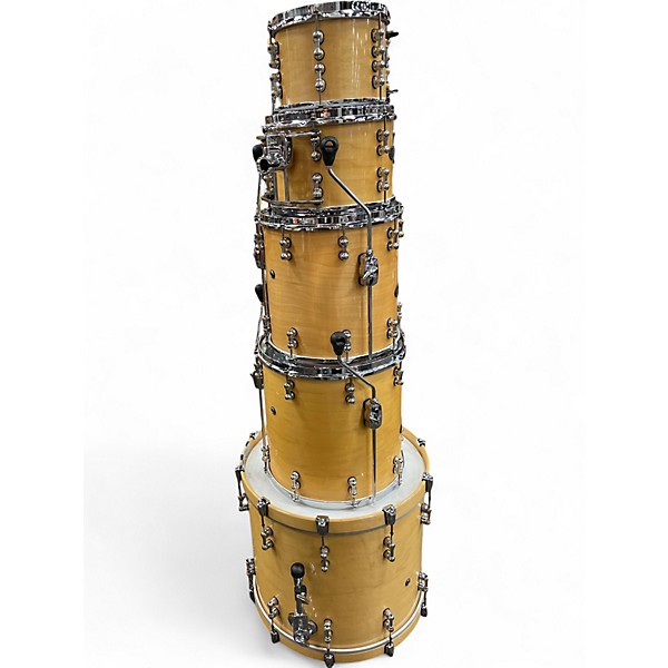Used Pearl 5 Piece Reference Series Natural Maple Drum Kit
