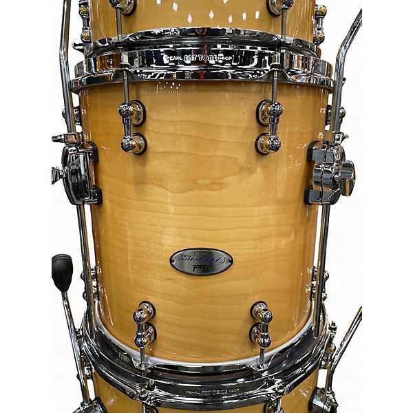 Used Pearl 5 Piece Reference Series Natural Maple Drum Kit