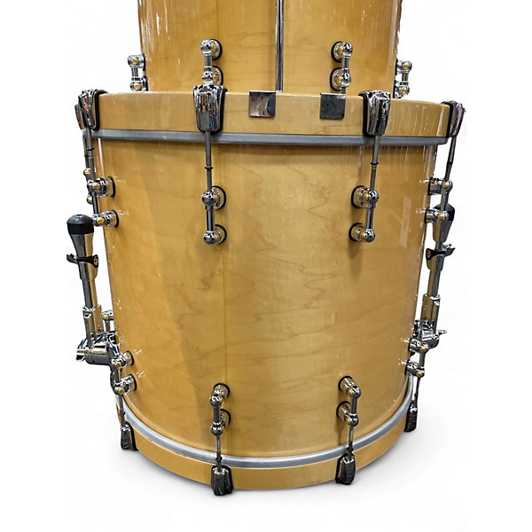 Used Pearl 5 Piece Reference Series Natural Maple Drum Kit