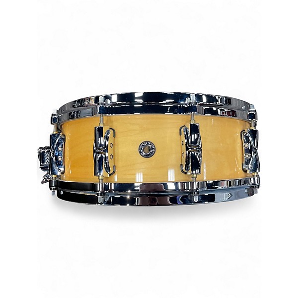 Used Pearl 14X5 Reference Snare Natural Maple Drum