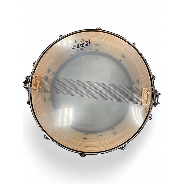 Used Pearl 14X5 Reference Snare Natural Maple Drum