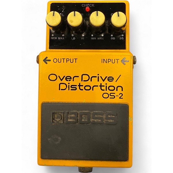 Used BOSS OS2 Overdrive Distortion Effect Pedal