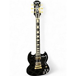 Used 2016 Epiphone SG Custom 60s Ebon Solid Body Electric Guitar