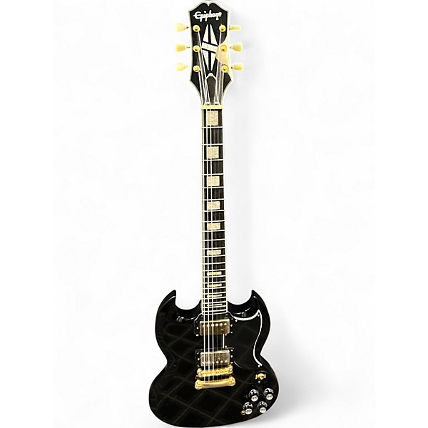 Used 2016 Epiphone SG Custom 60s Ebon Solid Body Electric Guitar