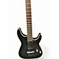 Used Schecter Guitar Research C1 Platinum Trans Black Solid Body Electric Guitar