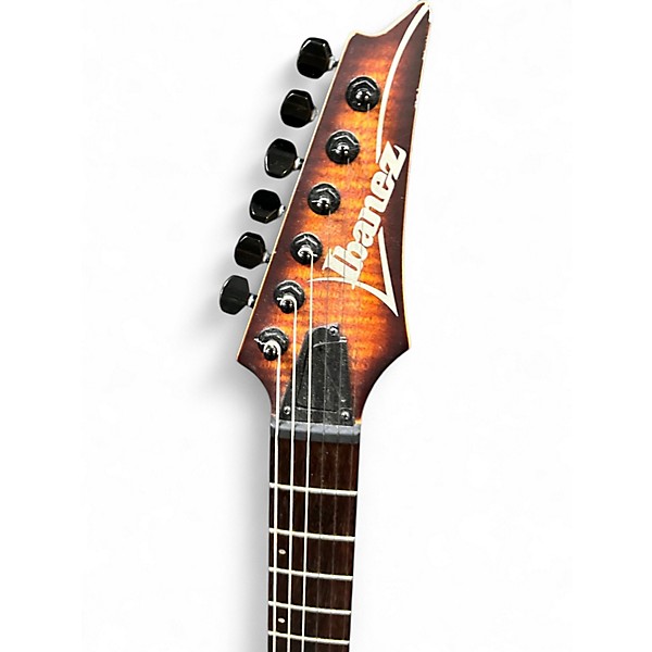 Used Ibanez RGA42FM FLAT DRAGON EYE BURST Solid Body Electric Guitar