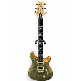 Used PRS SE Custom 24 Trampas Green Solid Body Electric Guitar