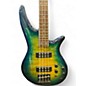 Used Jackson Spectra SBXQ IV Amber Blue Burst Electric Bass Guitar