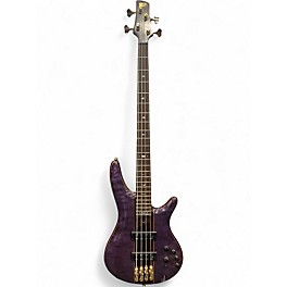 Used Ibanez SR2400 Amethyst Purple Low Gloss Electric Bass Guitar
