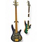 Used Ibanez SR300EDX Cosmic Blue Frozen Matte Electric Bass Guitar thumbnail