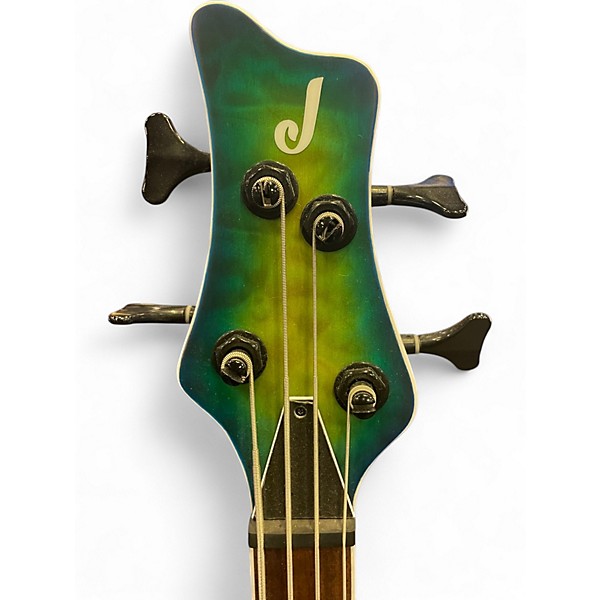 Used Jackson Spectra JS3Q AMBER BLUE BURST Electric Bass Guitar