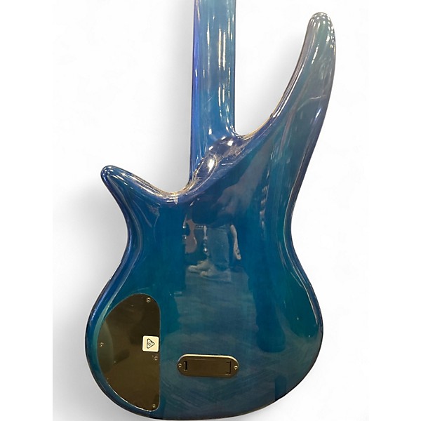 Used Jackson Spectra JS3Q AMBER BLUE BURST Electric Bass Guitar