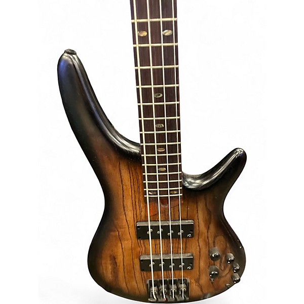 Used Ibanez SR600E Antique Brown Stained Burst Electric Bass Guitar