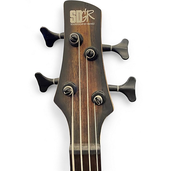 Used Ibanez SR600E Antique Brown Stained Burst Electric Bass Guitar