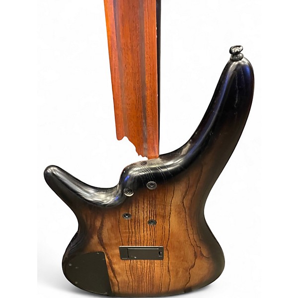 Used Ibanez SR600E Antique Brown Stained Burst Electric Bass Guitar