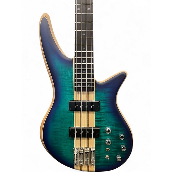 Used Jackson Spectra SBFM IV Chlorine Burst Electric Bass Guitar