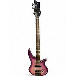 Used Jackson Spectra JS3QV Purple Phaze Electric Bass Guitar