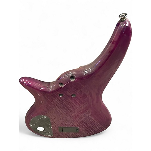 Used Jackson Spectra JS3QV Purple Phaze Electric Bass Guitar