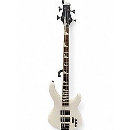 Used Jackson Pro Series Chris Beattie Concert Snow White Electric Bass Guitar