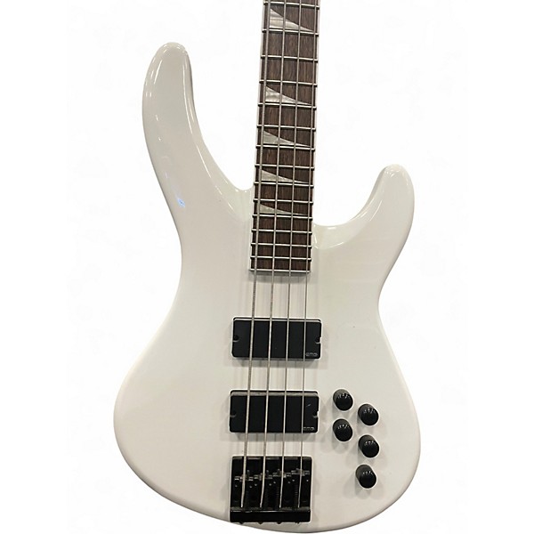 Used Jackson Pro Series Chris Beattie Concert Snow White Electric Bass Guitar