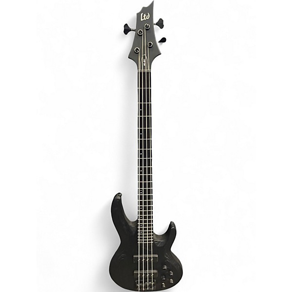 Used ESP LTD Mike Leon MLB-4 Black Blast Electric Bass Guitar