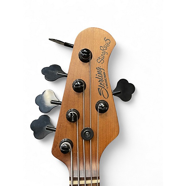 Used Sterling by Music Man STING RAY 5 PURPLE SPARKLE Electric Bass Guitar