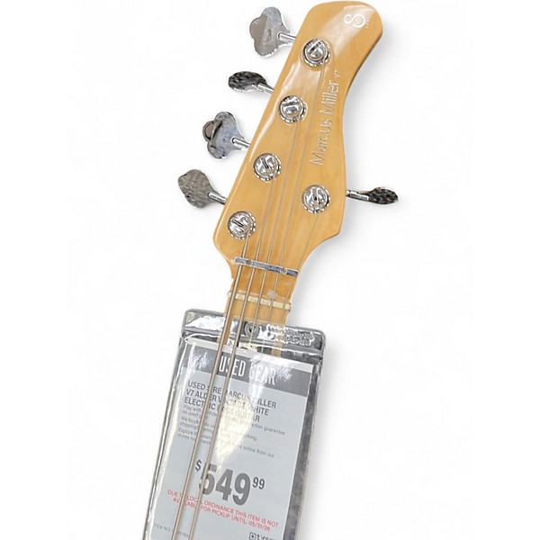 Used Sire Marcus Miller V7 Alder Vintage White Electric Bass Guitar