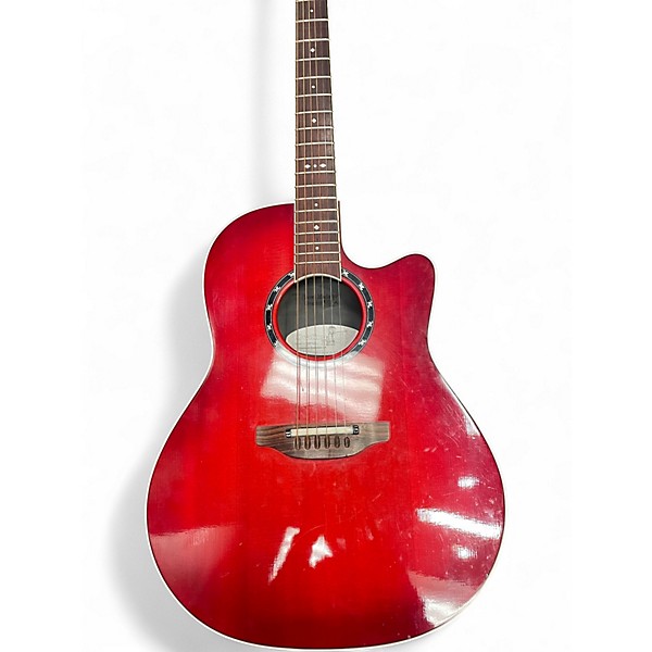 Used Ovation 1861LX RED Acoustic Electric Guitar