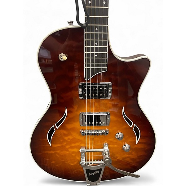 Used Taylor T3B Bigsby Honey Sunburst Hollow Body Electric Guitar