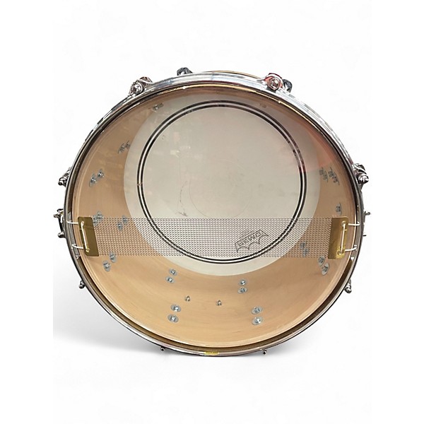 Used Orange County Drum & Percussion 7X13 Maple ash Natural Gloss Drum