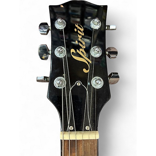 Used Spirit LP STYLE Black Solid Body Electric Guitar