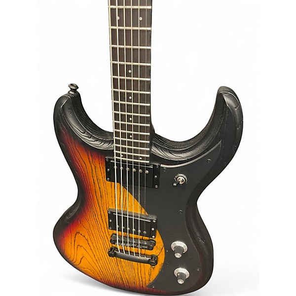 Used Dunable Guitars Gnarwhal DE Baritone Sandblast Amber Tobacco Solid Body Electric Guitar