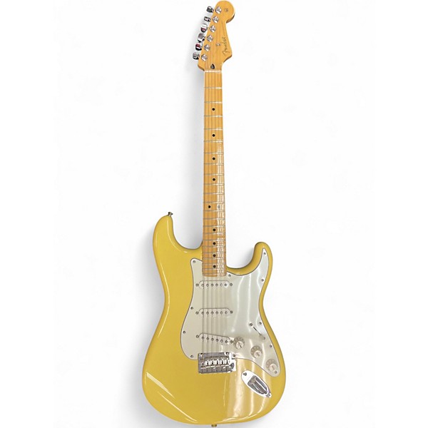 Used Fender Player II Stratocaster Yellow Solid Body Electric Guitar