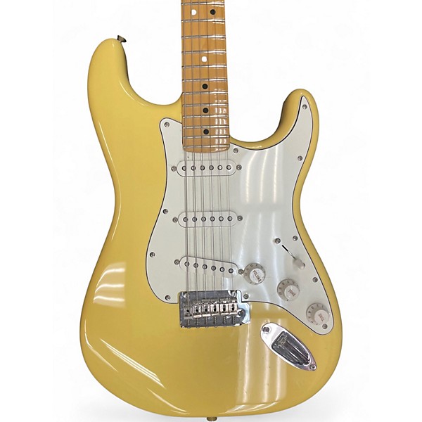 Used Fender Player II Stratocaster Yellow Solid Body Electric Guitar