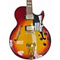 Used Ktone F-Hole 2 Tone Sunburst Hollow Body Electric Guitar