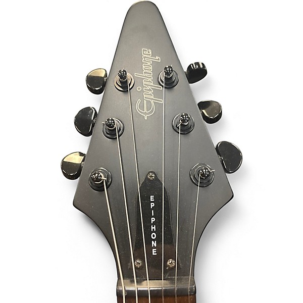 Used Epiphone Gothic V Black Solid Body Electric Guitar