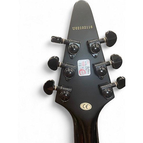 Used Epiphone Gothic V Black Solid Body Electric Guitar